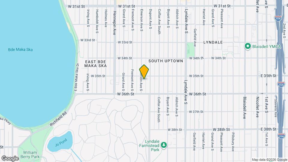 3513 Emerson Ave S Map and Location Details