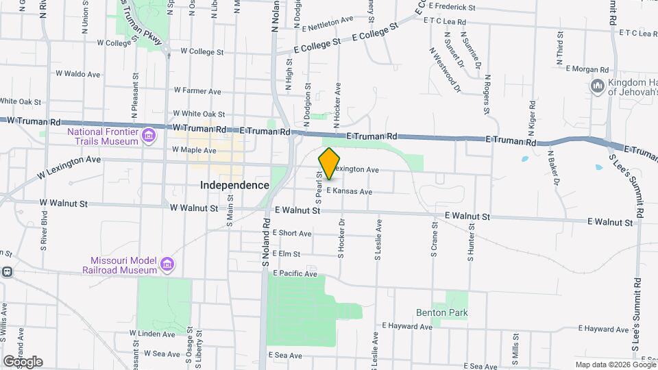 410 E Kansas Ave Map and Location Details