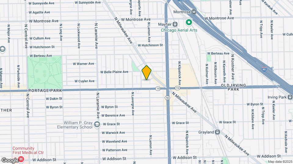 4927 W Cuyler Ave Map and Location Details