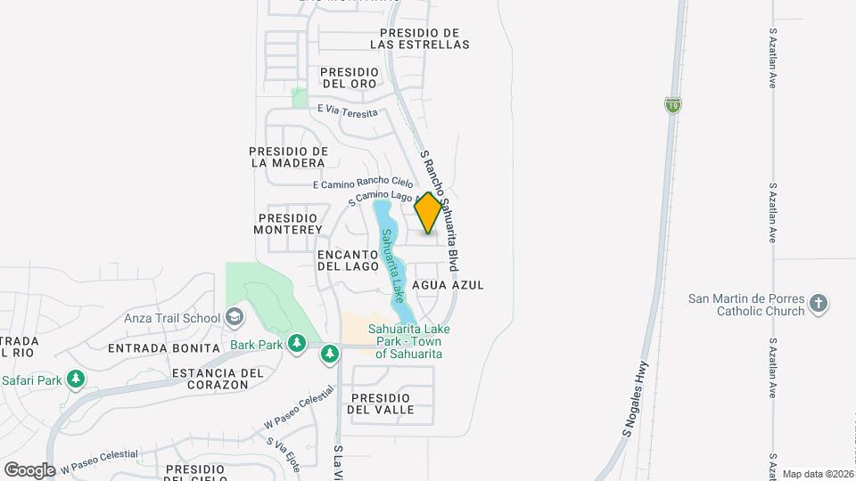 523 E Calle De Ocaso Mapa y Detalles de la Ubicación