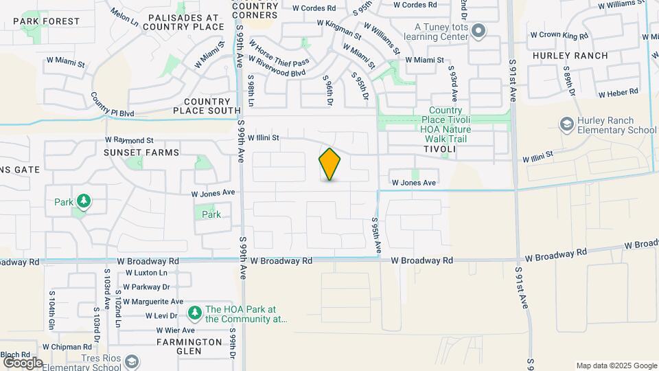 9621 W Agora Ln Map and Location Details