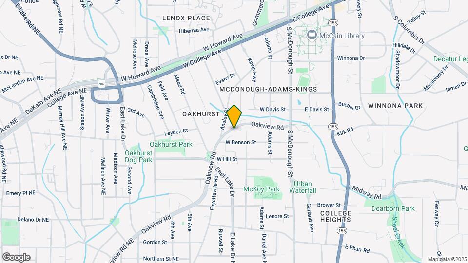 724 Oakview Rd Map and Location Details