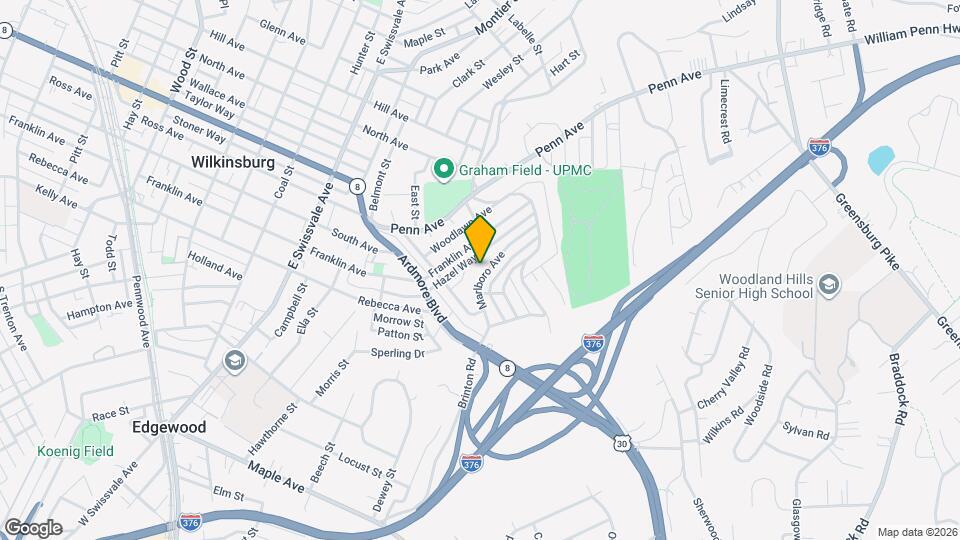 1433 Marlboro Ave Map and Location Details