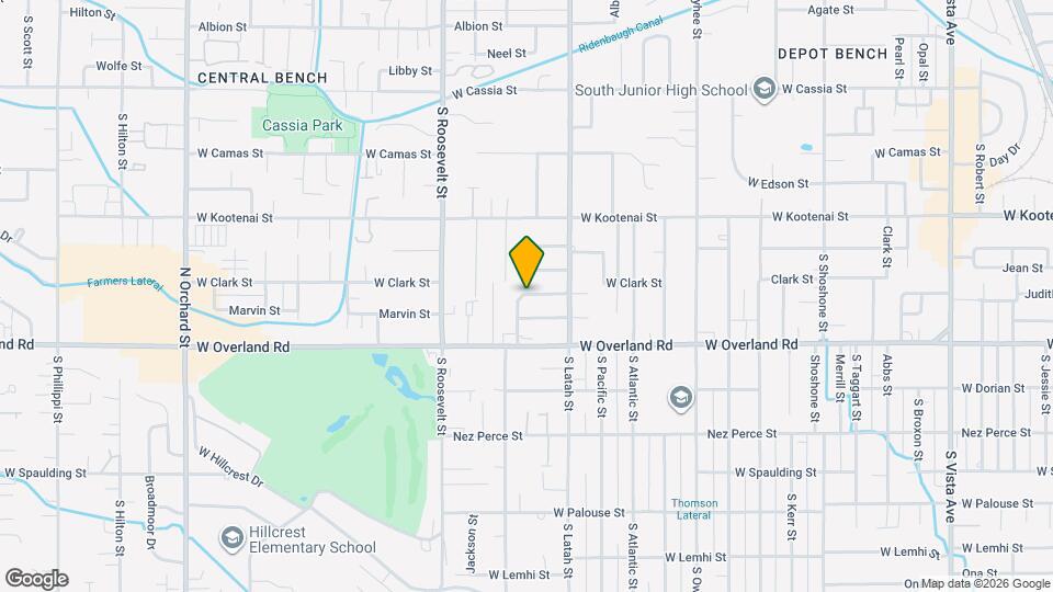 3904 Pershing Dr Map and Location Details