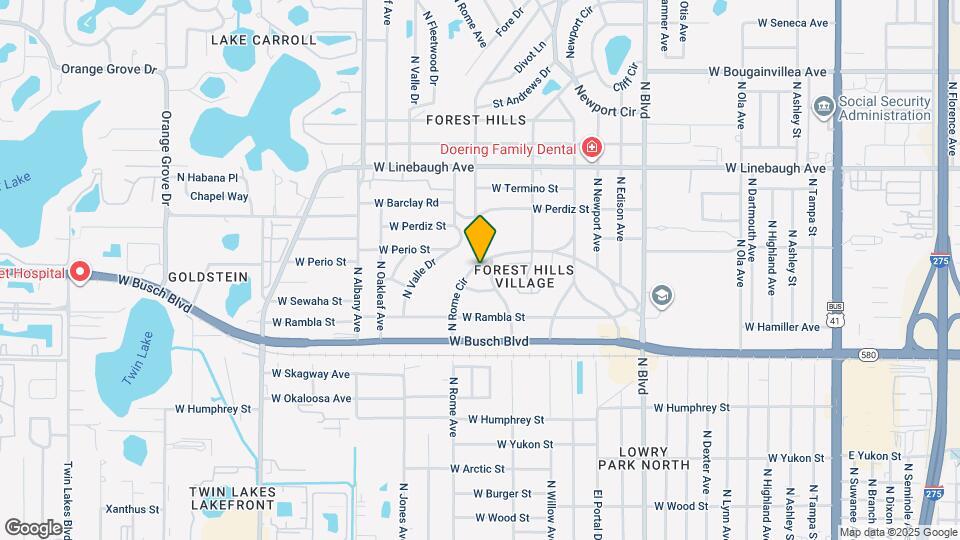 9411 N Rome Cir Map and Location Details