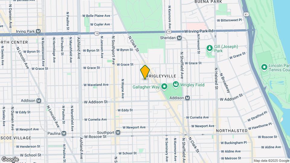 1208 W Waveland Ave, Unit 2 Map and Location Details