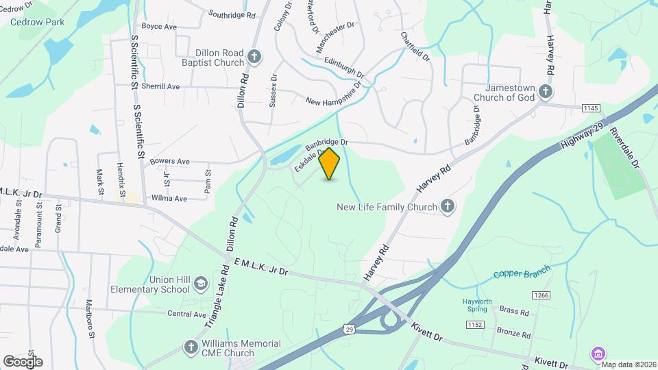 1650 Coryton Way Mapa y Detalles de la Ubicación