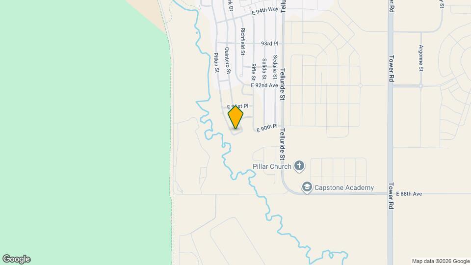 9050 Pitkin St Map and Location Details