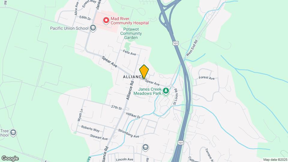 1401 Spear Ave Mapa y Detalles de la Ubicación