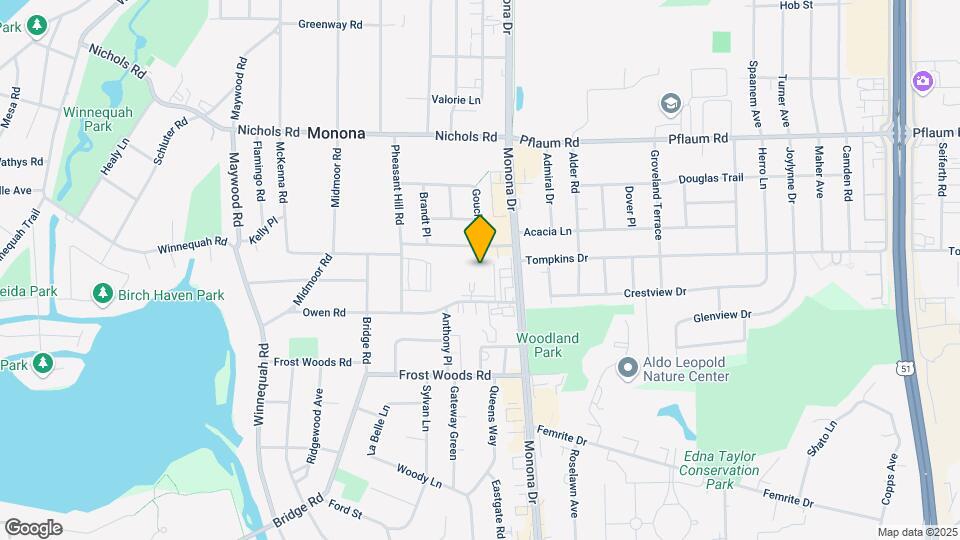 5709 Garden Cir Map and Location Details