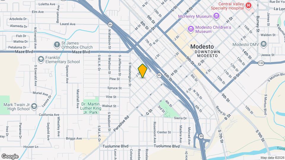 909 4th St Map and Location Details