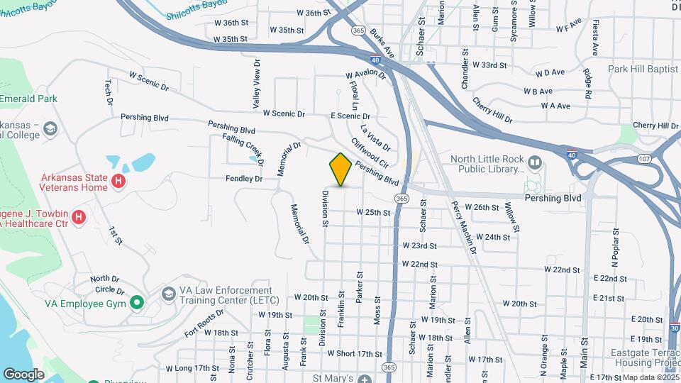 2521 Franklin St Map and Location Details