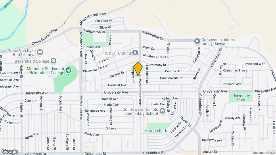 3700 Wenatchee Ave Map and Location Details