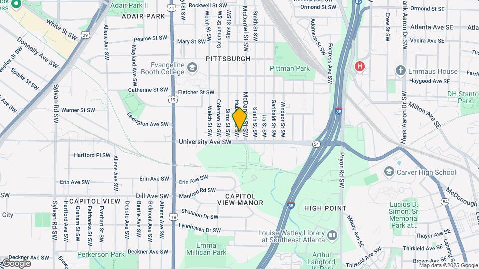 1184 Hubbard St SW Map and Location Details