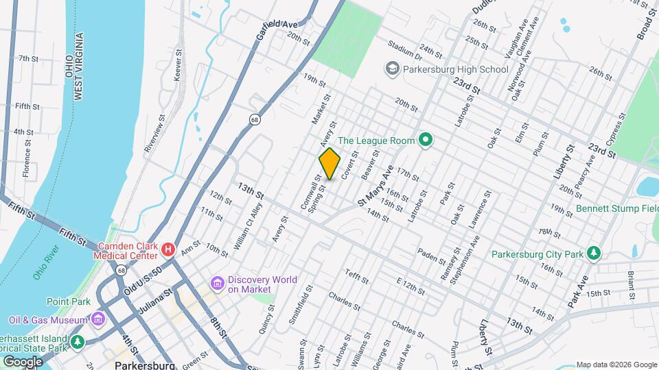 1408 Spring St Map and Location Details