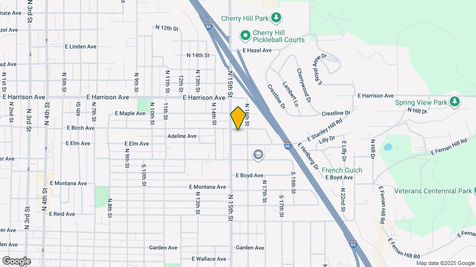 1046 N 15th St Map and Location Details
