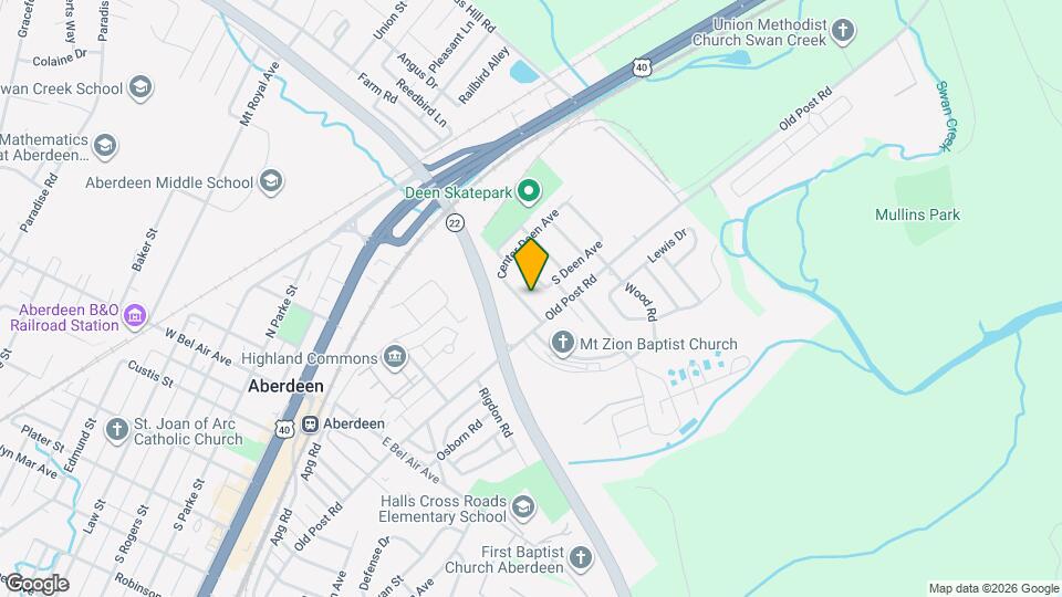 287 Center Deen Ave Map and Location Details