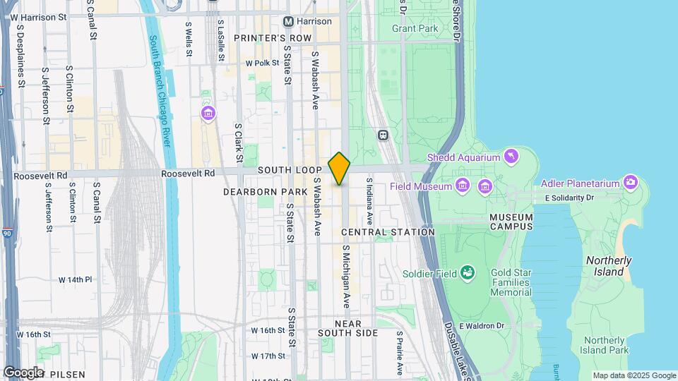 1234 S Michigan Ave, Unit 2512 Map and Location Details