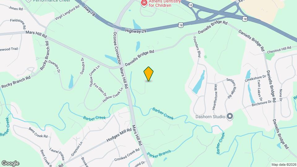 1140 Barber Creek Dr Map and Location Details