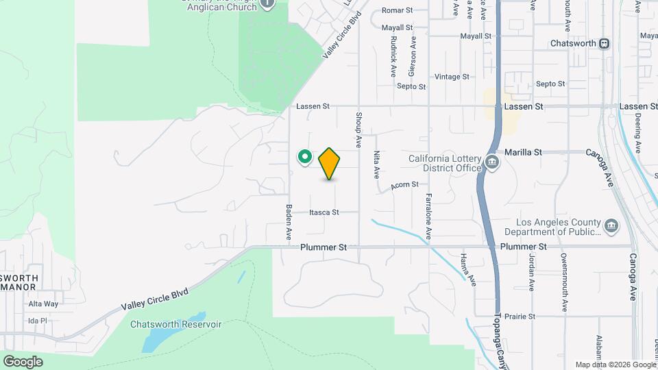 9651 Sagebrush Ave Map and Location Details