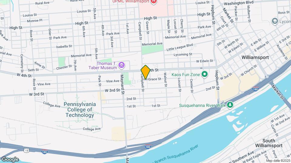 322 Campbell St, Unit Campbell Street Map and Location Details