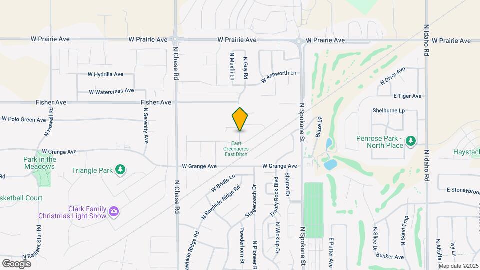 3400 N Guy Rd Map and Location Details