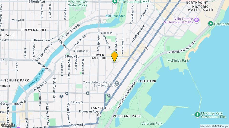 1619 N Warren Ave, Unit 1619 N Warren Ave. Mapa y Detalles de la Ubicación