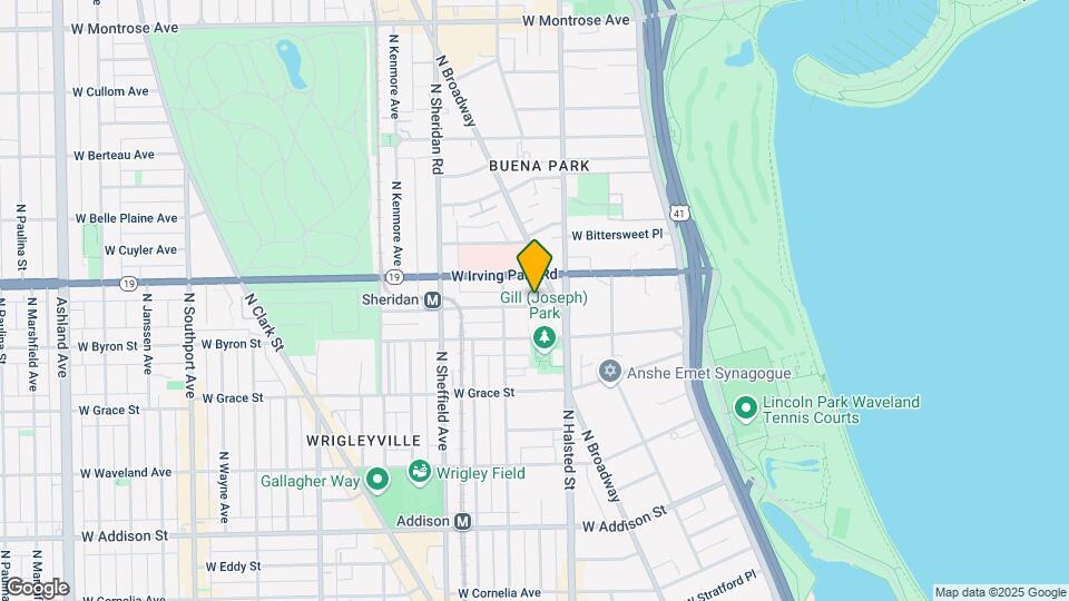 818 W Dakin St Map and Location Details