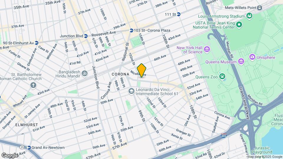 10213 Corona Ave Mapa y Detalles de la Ubicación