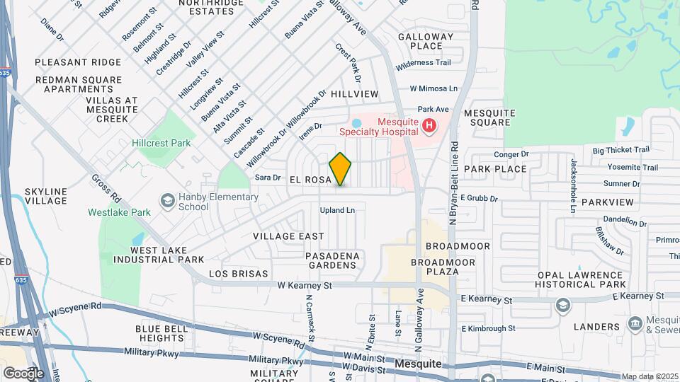 421 W Grubb Dr Map and Location Details