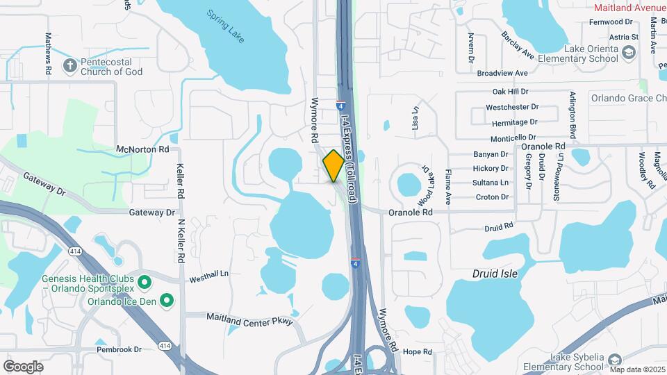 944 Lake Destiny Rd Map and Location Details