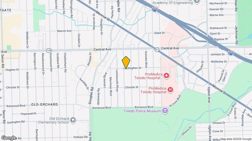 2834 Sherbrooke Rd Map and Location Details