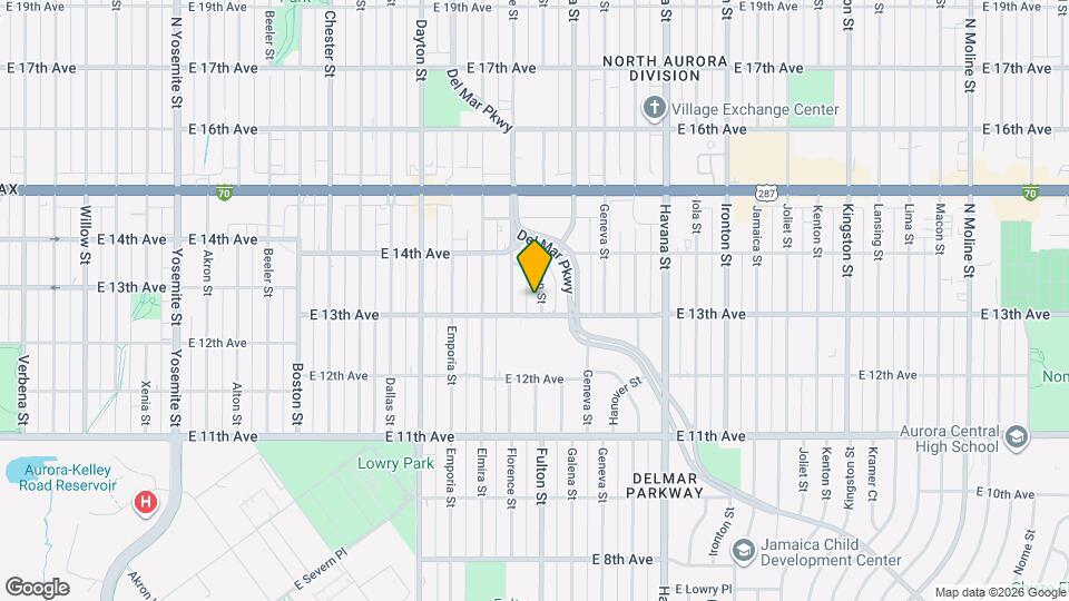 1317 Fulton St Map and Location Details