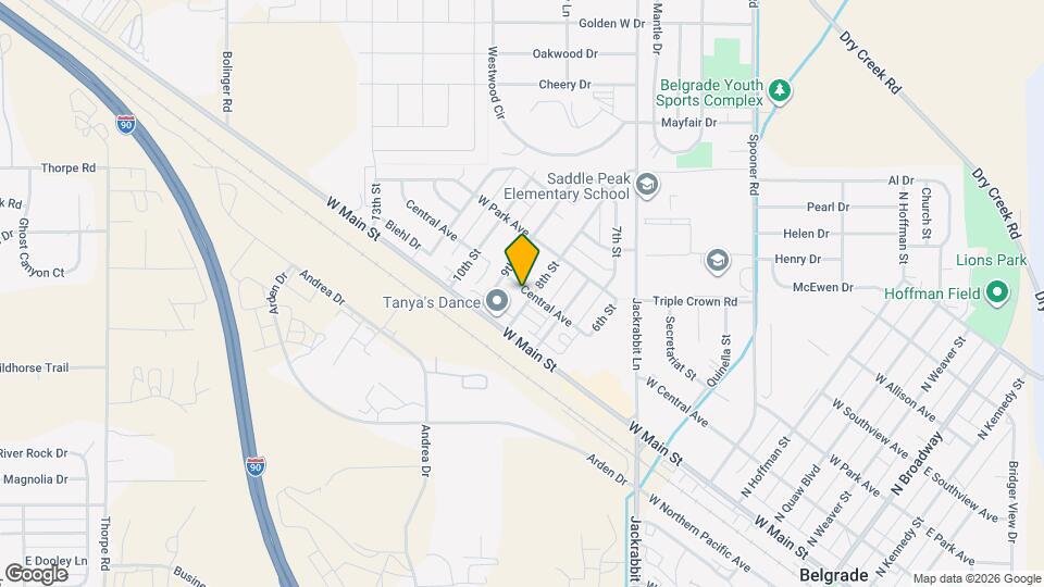 800 Central Ave Map and Location Details