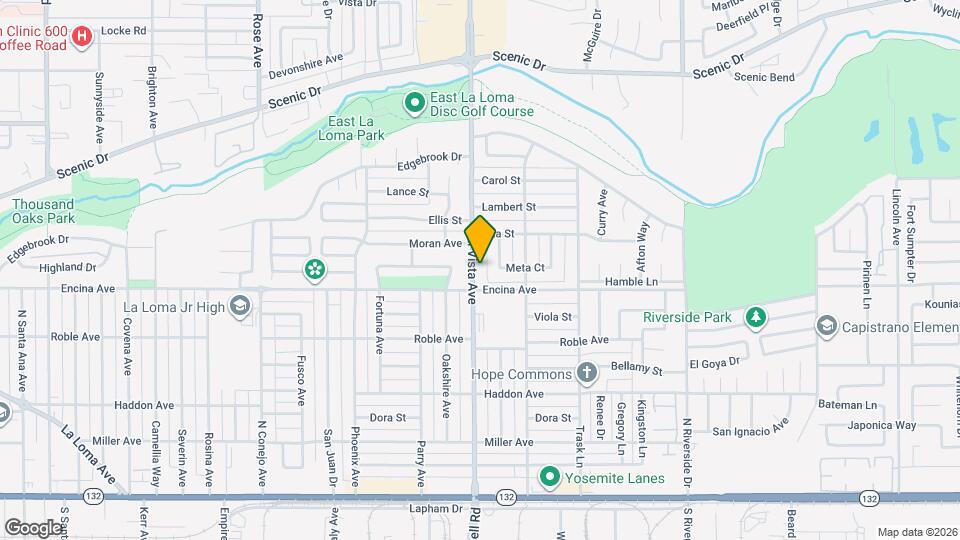 508 El Vista Ave Map and Location Details