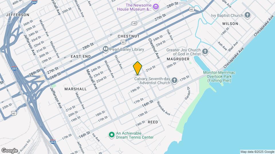 2012 Orcutt Ave Map and Location Details