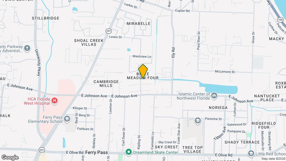 8512 Belle Meadow Blvd Map and Location Details