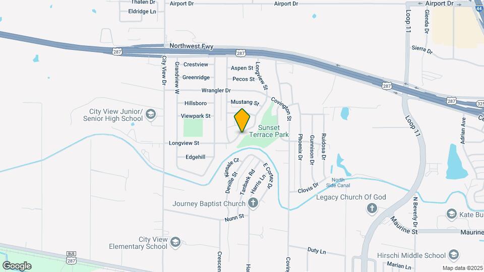 1621 Longview St Map and Location Details