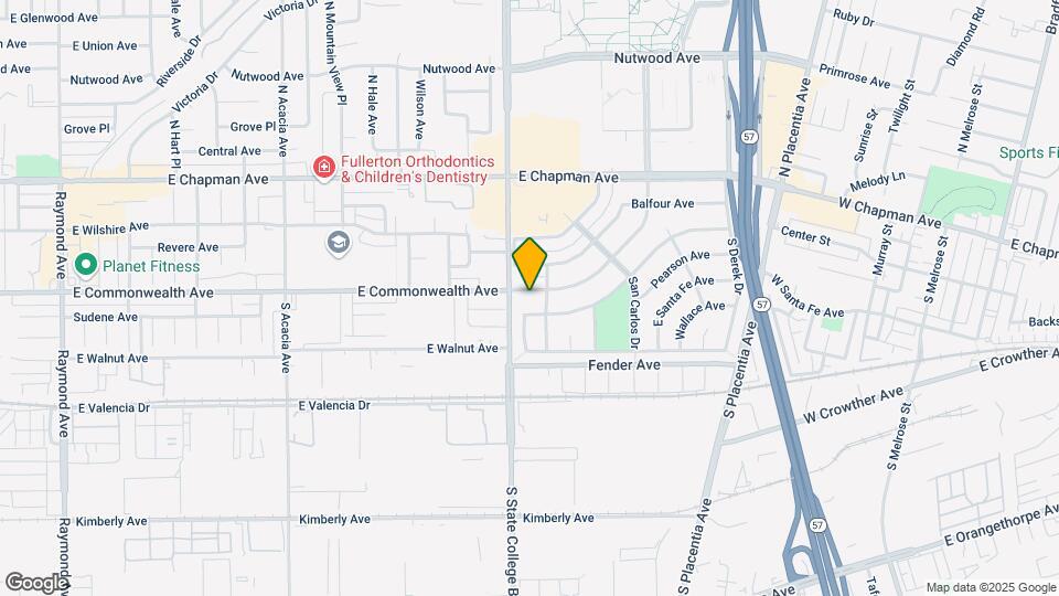 2412 E Commonwealth Ave Map and Location Details
