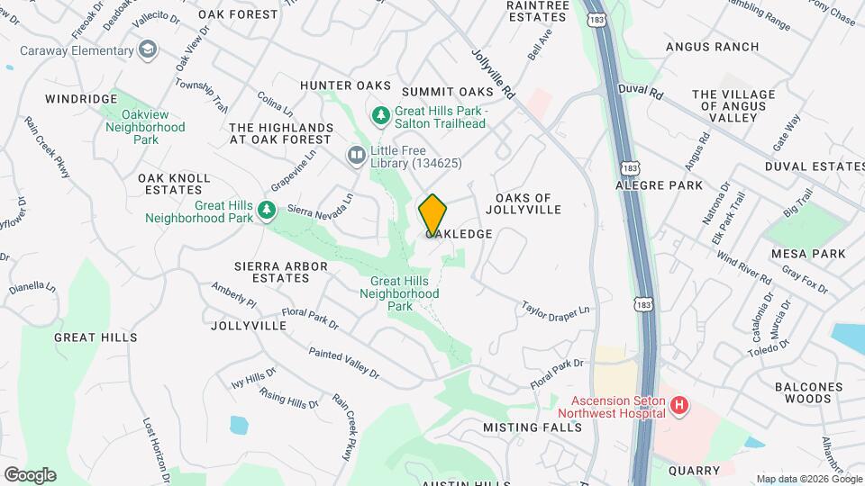 5714 Penny Creek Dr Map and Location Details