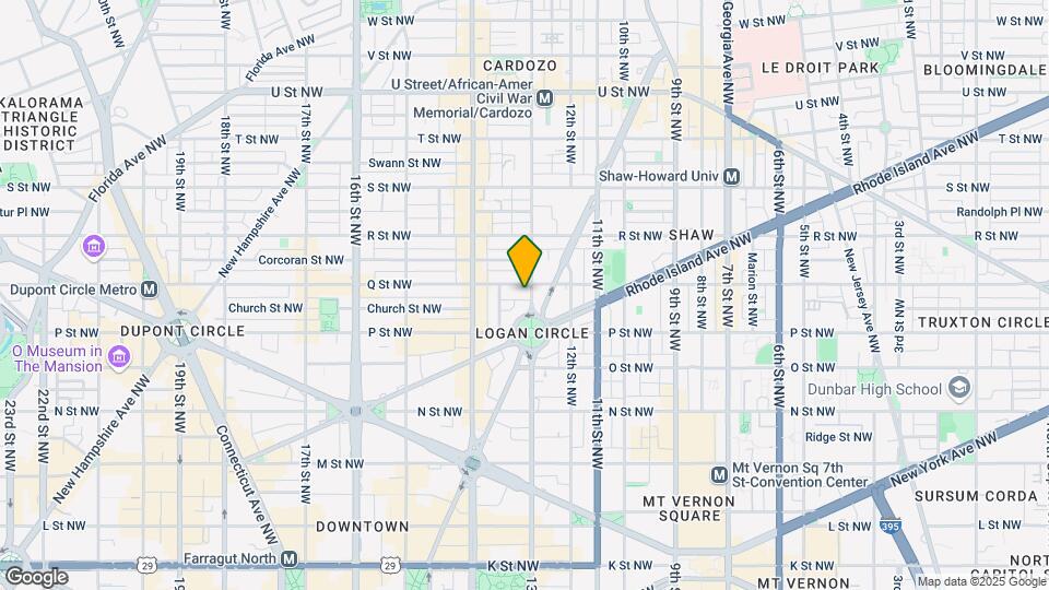1508 13th St NW Map and Location Details