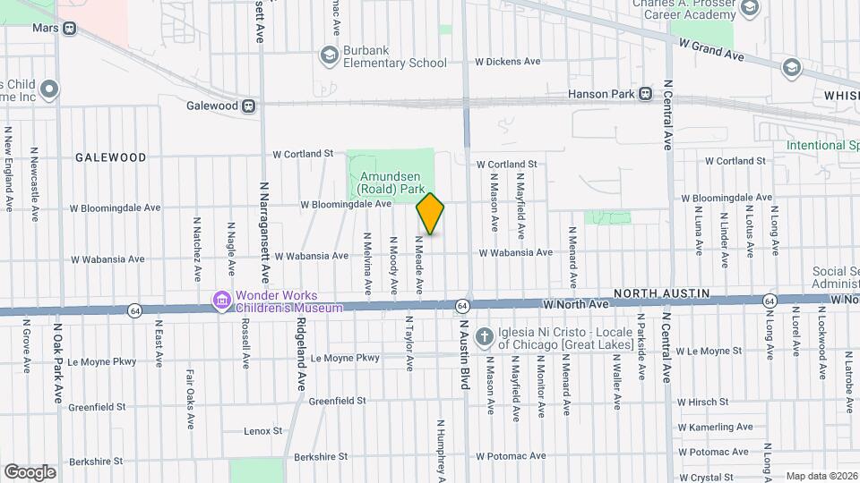 1715 N Meade Ave Map and Location Details