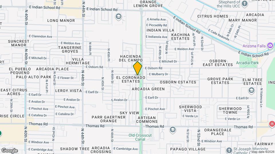 3331 N 47th Pl Map and Location Details