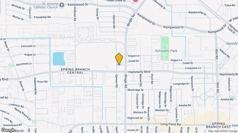 8609 Cedar Brook Point Dr Map and Location Details