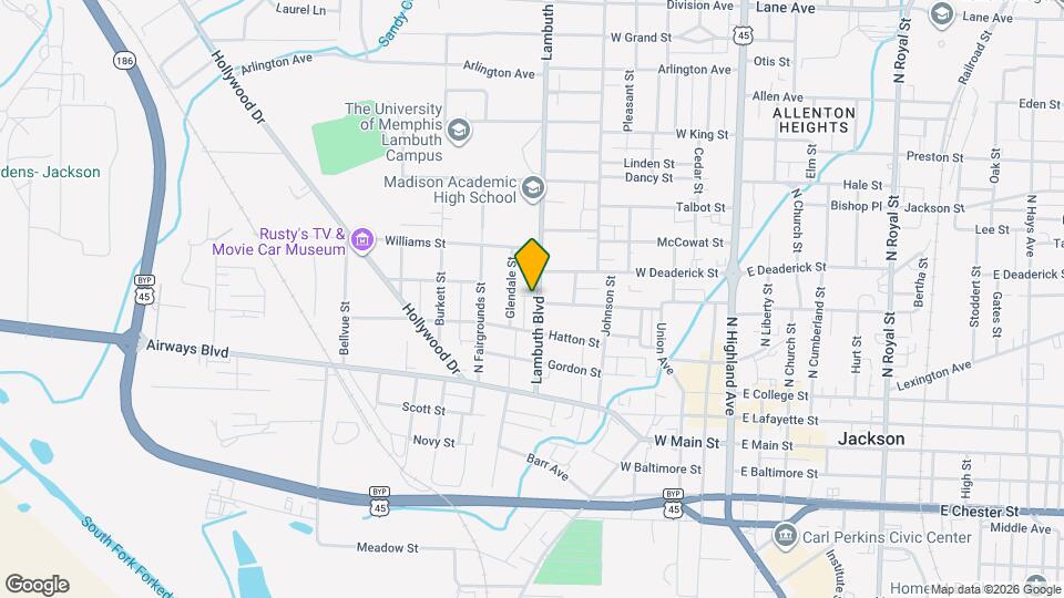 321 Lambuth Blvd, Unit A Map and Location Details