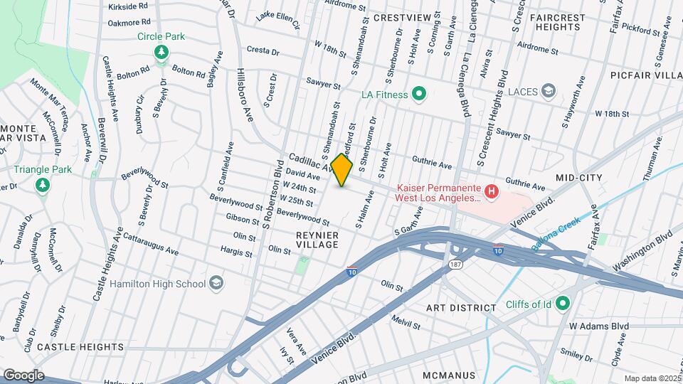 2314-2402 S Shenandoah St Map and Location Details