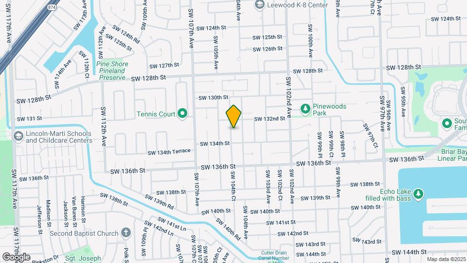 13253 SW 104th Ct Map and Location Details