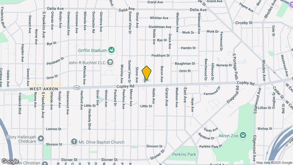 918 Copley Rd Map and Location Details