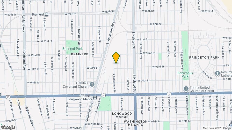 9247 S Sangamon St Map and Location Details