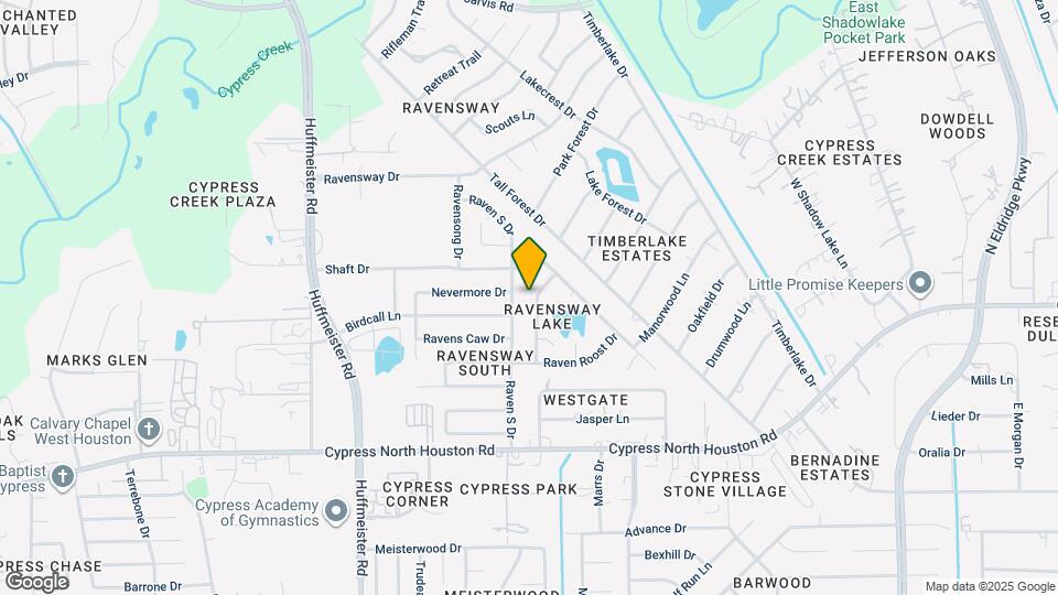 12515 Drake Prairie Ln Mapa y Detalles de la Ubicación